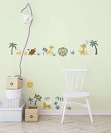 Disney Wandtattoo von Komar - Lion King Palmtrees