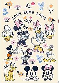 Disney Wandtattoo von Komar - Love Love Love - 50