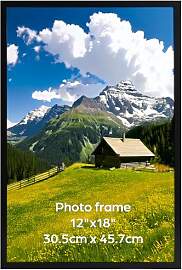 Ditwis Bilderrahmen 30x45 Schwarz, Fotorahmen für 