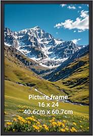 Ditwis Bilderrahmen 40x60 Schwarz, Aluminium