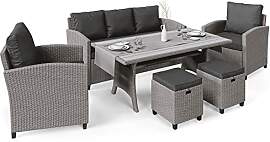 di volio Polyrattan Sitzgruppe Genova - Lounge Set 