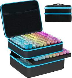 DIY Diamond Painting Tasche in Blau mit 240