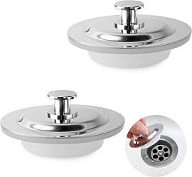 DIYJEP 2 Stück Universal Abflussstopfen 42-44mm,