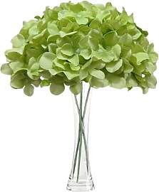 Diyxisk 3 Stücke 68CM Hortensien Künstlich Grün 