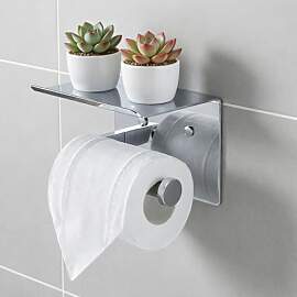 DIYZON Toilettenpapierhalter mit Ablage, Hochfeste 