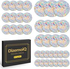 DizemoiQ 39 Stück Prisma Fenstersticker