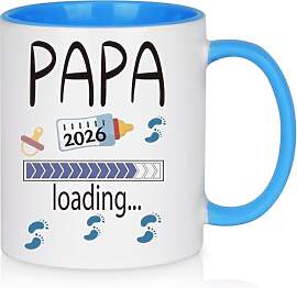 Diztoud Tasse mit Spruch Papa 2026 Loading,