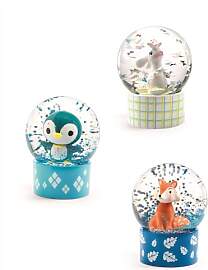 Djeco Mini-Schneekugeln, gemischt