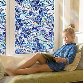 dktie Fensterfolie Blickdicht, Sichtschutzfolie