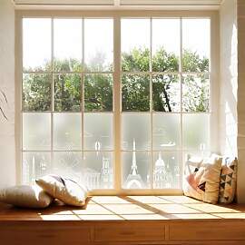 dktie Fensterfolie Sichtschutzfolie Dekorative