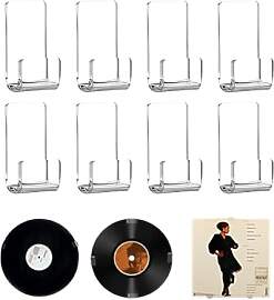 Dmnnlp 8 Stück Schallplatten Wandhalterung, Acryl 