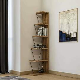 Dmora - Bücherregal Mizar, Büroregal, Mobiler