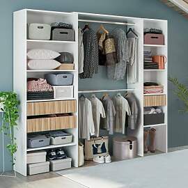 Dmora - Kleiderschrank Worland,