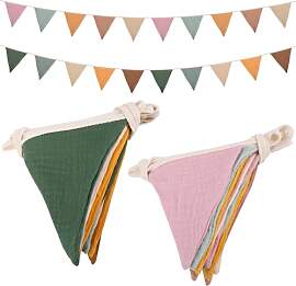Dncvb Wimpelkette 2 X 2,6 Meter Stoffgirlande