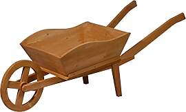 dobar® 29095e Pflanzschubkarre aus Holz |