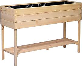 dobar® 58175FSCe breites Hochbeet XL aus Holz