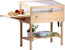 dobar® 58395e erhöhtes Frühbeet aus Massivholz