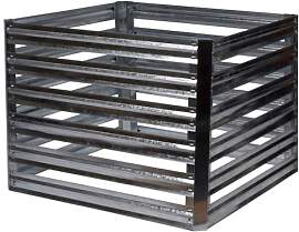 dobar® 58602e Komposter Muck | Metallkomposter