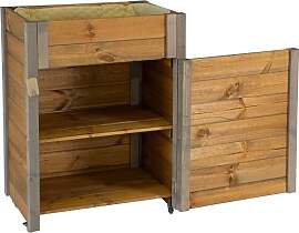 dobar® green label Rollbares Hochbeet mit