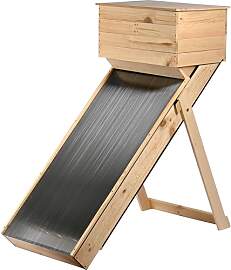 dobar® Solar-Trockner aus Holz stehend für Obst