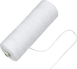 Docht 220 m Kerzendochte Baumwolle, Kerzendocht