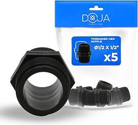 DOJA Barcelona Doppelnippel mit Gewindeanschluss