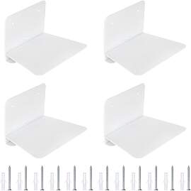 Dokeno 4 STK Unsichtbares Bücherregal, Schwebende 