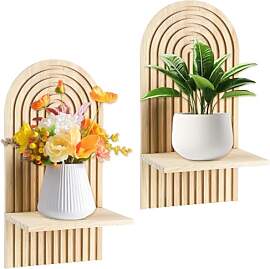Dokeno Set mit 2 Wandregalen, Schwebende Regal