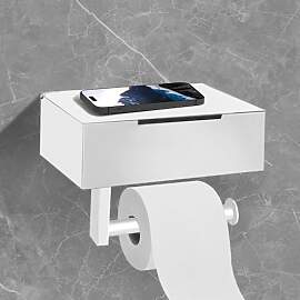DOKKOME Toilettenpapierhalter Klopapierhalter Ohne 
