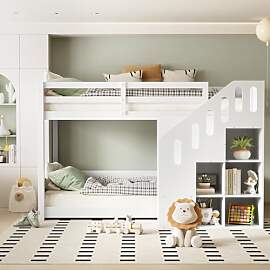 Dolamaní Etagenbett für 2 Kinder 90x200 cm,