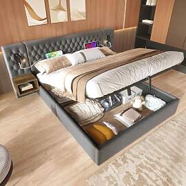 Dolamaní Modern Bett Komplett Set- Doppelbett