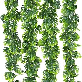 Dolicer Künstliche Monstera-Blätter-Ranken, 150