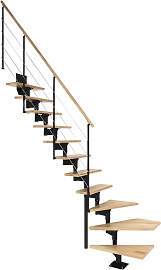 DOLLE Mittelholmtreppe, Metall, 11 Stufen, max.