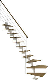 DOLLE Mittelholmtreppe, Metall, 11 Stufen, max.