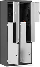 Domator Umkleideschrank Z02 Spind mit 4 Abteilen