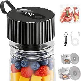 Domigard Vakuumierer für Gläser, 3-in-1 Vacuum