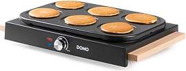 DOMO DO8717P Crepes Maker mit Holzdesign - Crepe