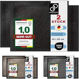 DOMOPRIMA 2er-Set Schmutzfangmatte geruchsneutral