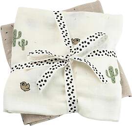 Done By Deer 2er-Pack Mullwindeln 65x65 cm