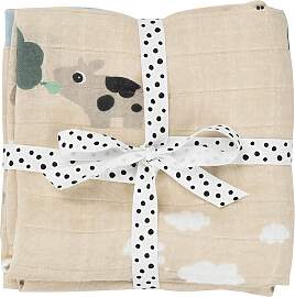 Done By Deer 2er-Pack Mullwindeln 65x65 cm