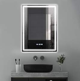 Donened - LED Badspiegel mit Beleuchtung, 50x70cm