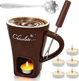 Dongcill Schokofondue Tasse, 200ml Schokoladen