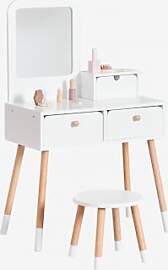 Donie Kids Schminktisch Aus Holz Weiss - Sklum