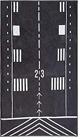 DonJordi Badetuch Strandtuch Landebahn Runway für 