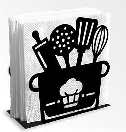 Doodlream Kitchenware Dekorativer Serviettenhalter 