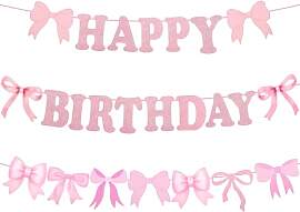 DOPENSPI Happy Birthday Girlande Deko Geburtstag