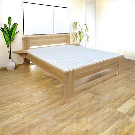 Doppelbett / Gästebett Buche massiv Vollholz
