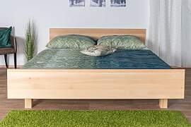 Doppelbett / Gästebett Buche massiv Vollholz