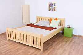 Doppelbett / Gästebett Kiefer massiv Vollholz