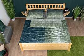 Doppelbett / Gästebett Kiefer massiv Vollholz